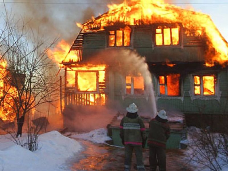 Фото сгоревшего частного дома (152 фото)