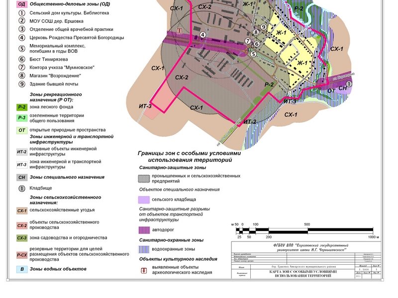 Карта ершовского района саратовской