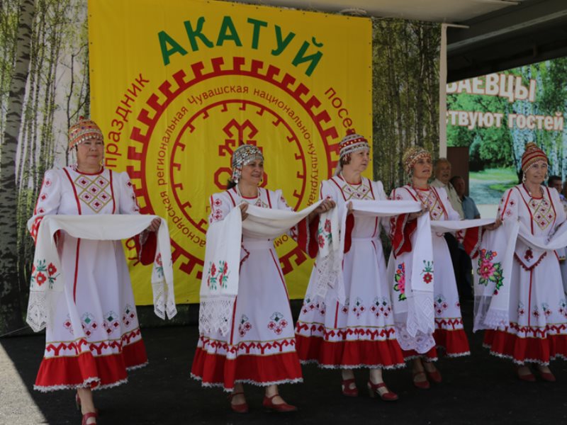 Чувашский праздник акатуй рисунок