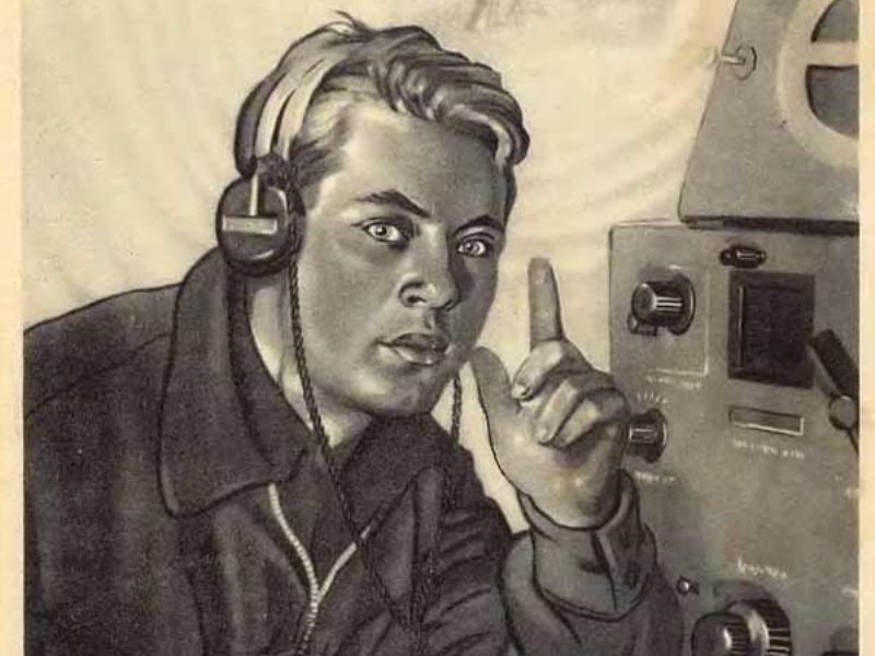 Картина юные радиолюбители