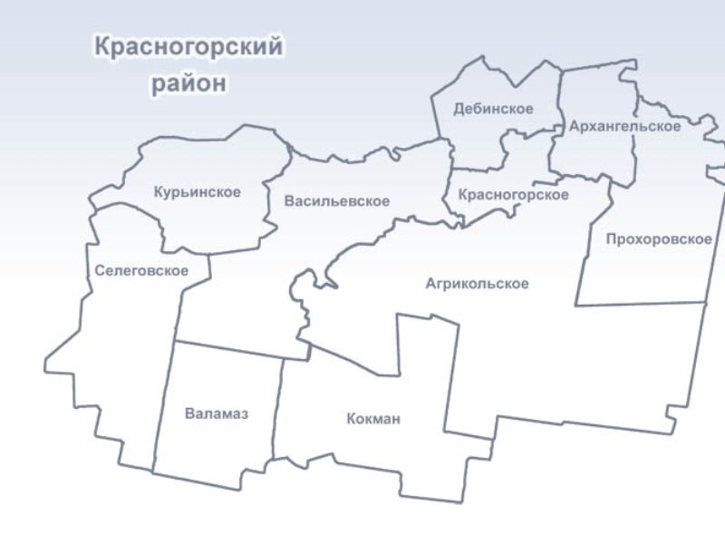 Карта красногорского района