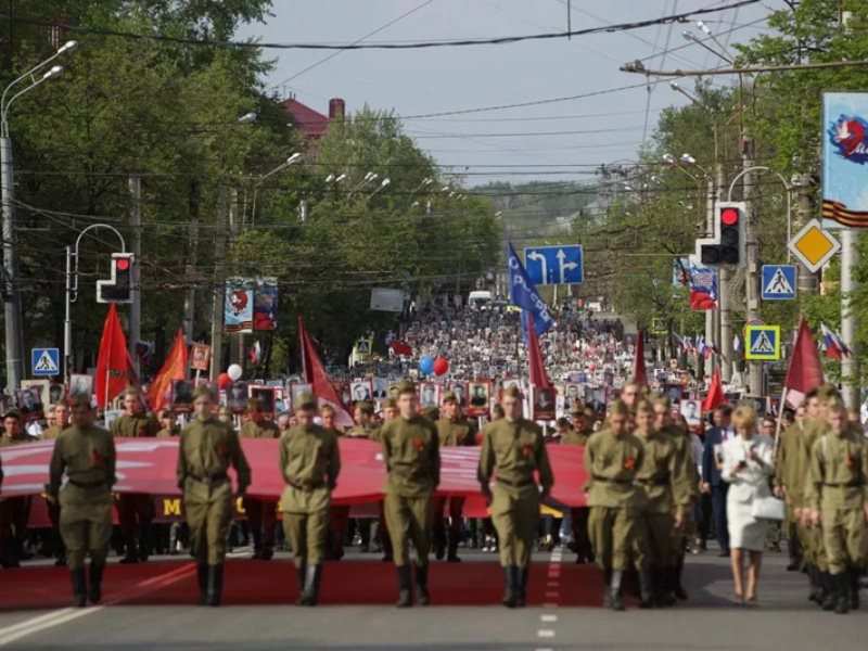 Бессмертный полк в мордовии