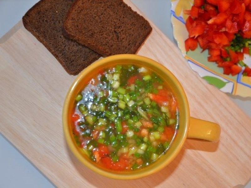 Армянский суп с авелуком и чечевицей