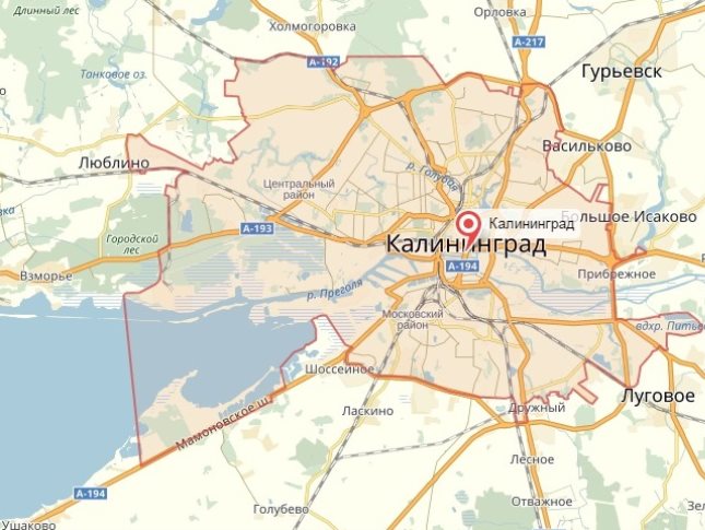 Общественная кадастровая карта калининградской области